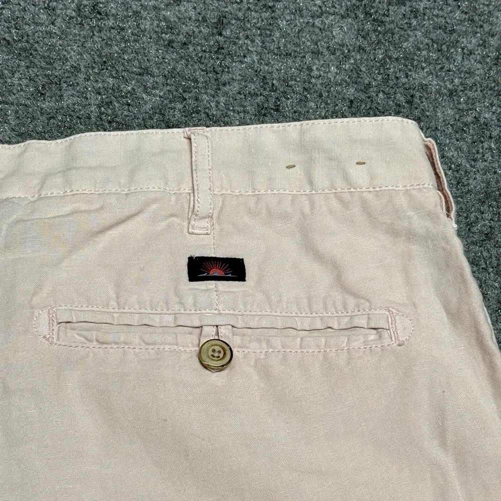 Faherty Shorts Mens 34 Pink Casual Chino 9